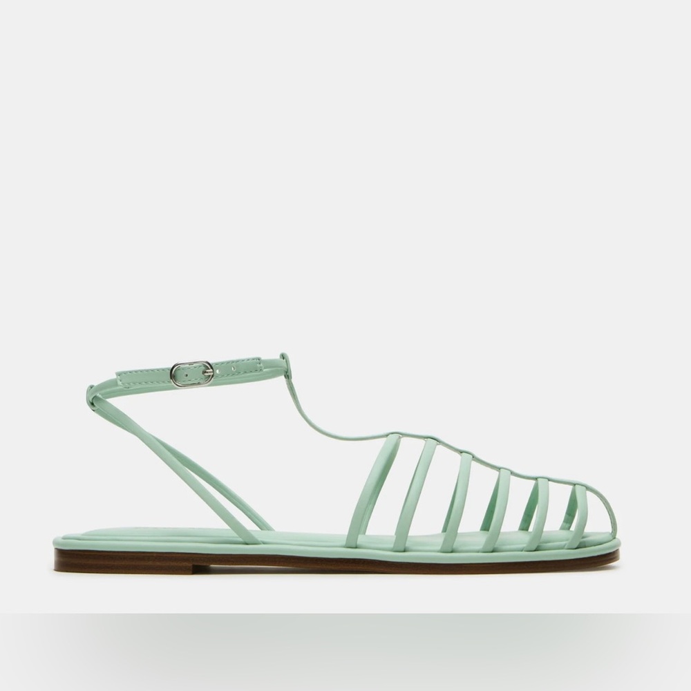 Steve Madden Light Green Strappy Sandals